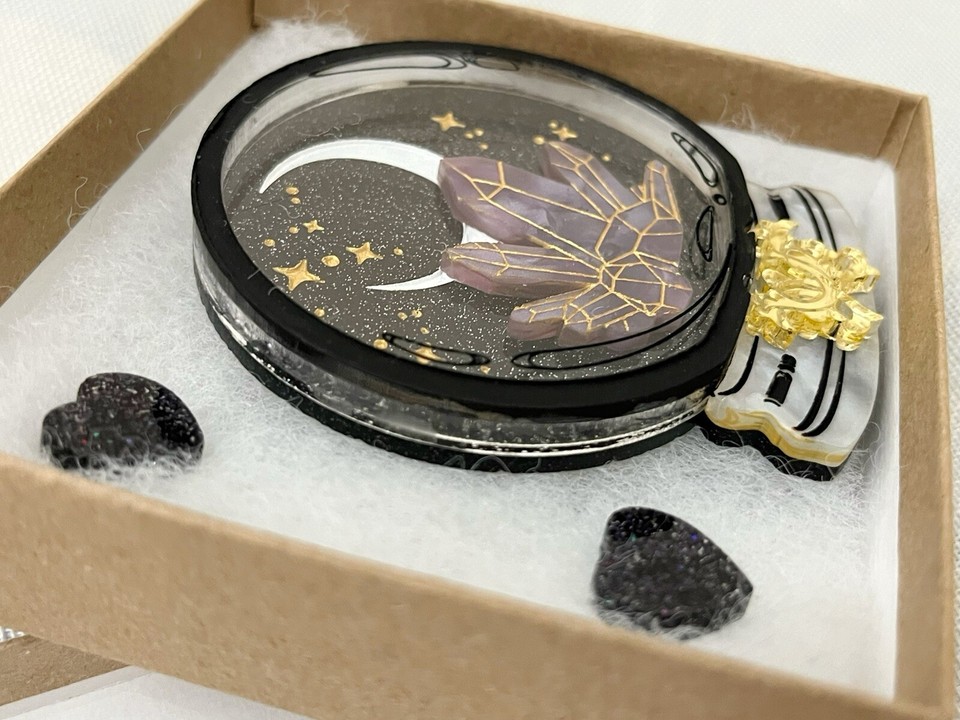 *New* Daisy Jean Halloween Crystal Seer Brooch (Rare Erstwilder Alike