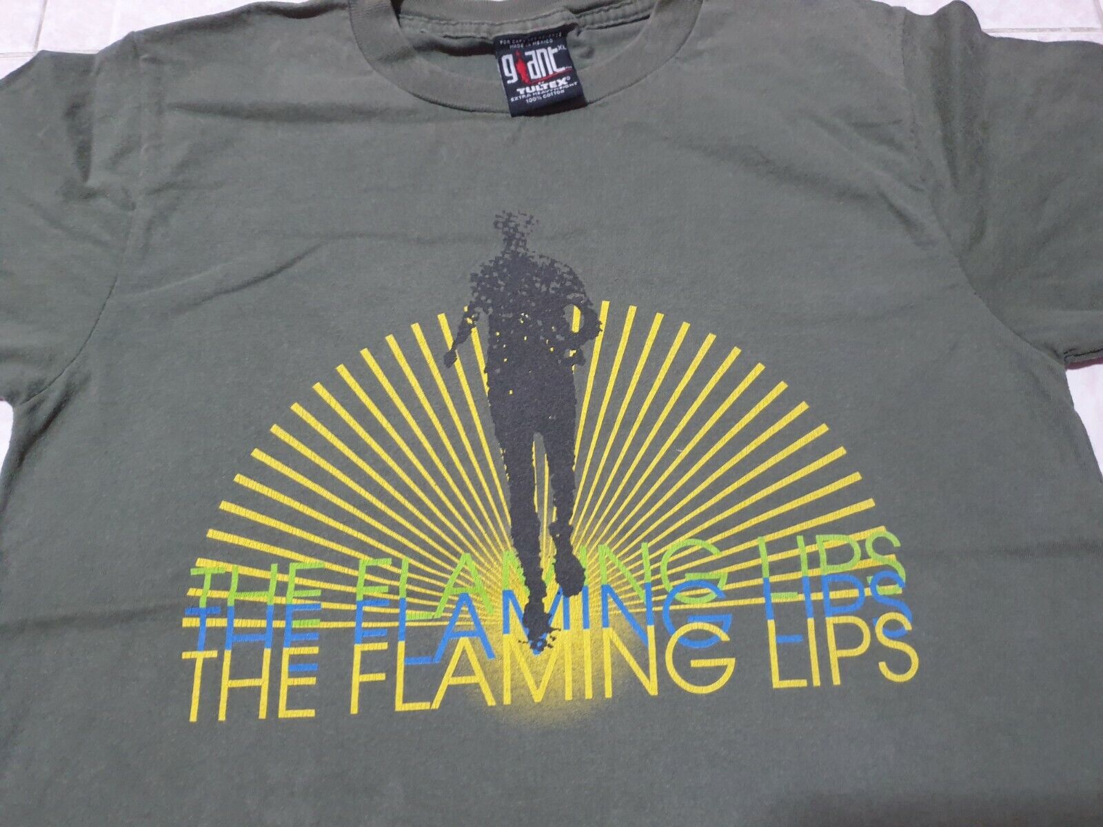 Rare 1999 THE FLAMING LIPS  Vintage T Shirt Size M - image 1