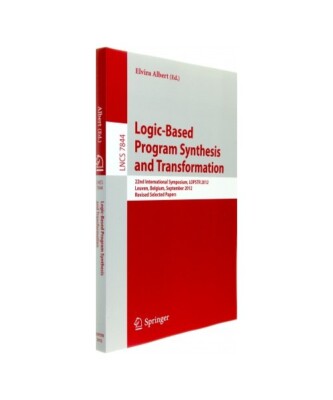 Logic-Based Program Synthesis and Transformation: 22nd International Symposium, 