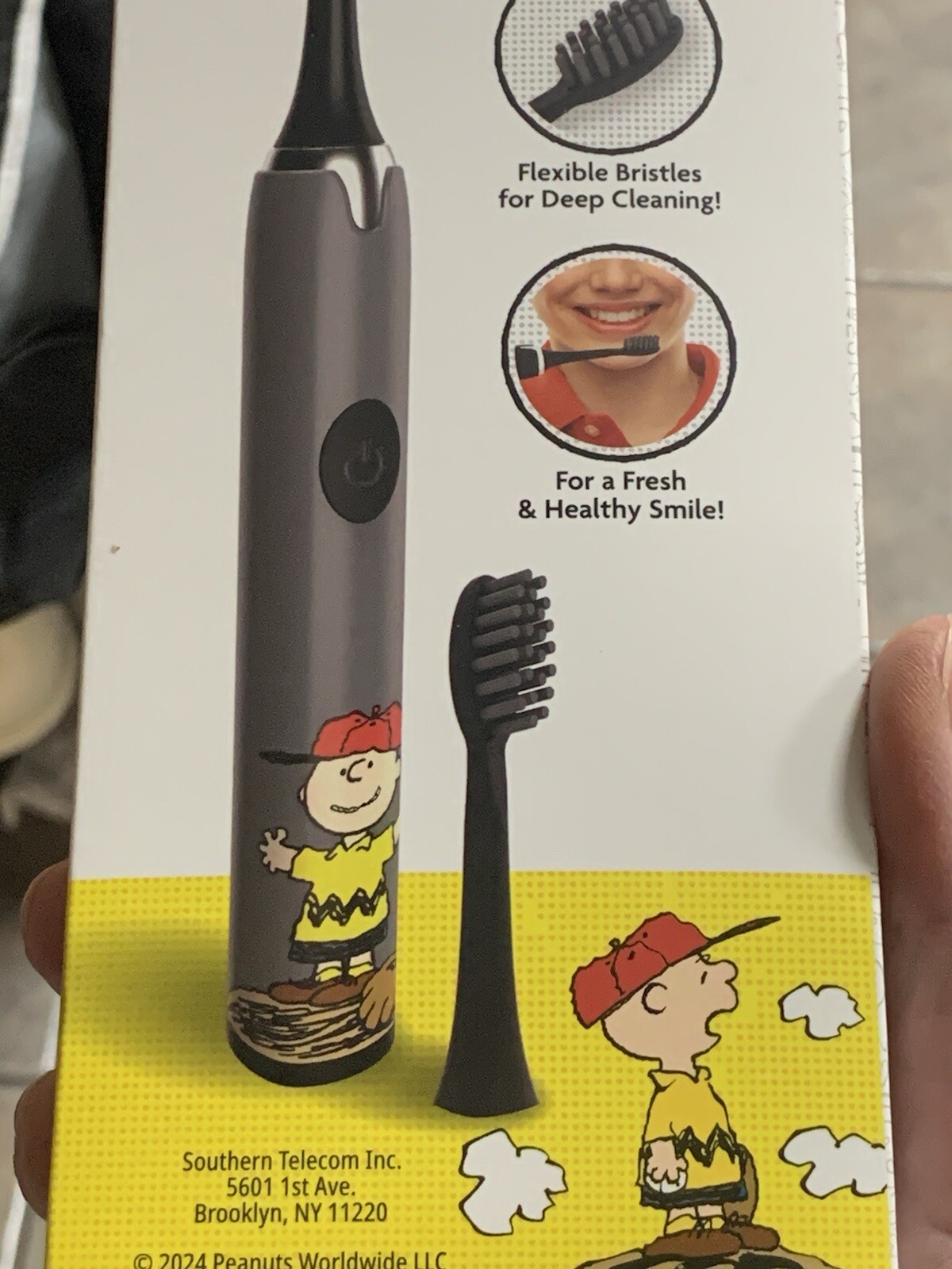Peanuts charlie Brown Electric Toothbrush w extra brush head | eBay