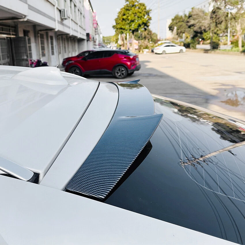 Para BMW X6 F16 2015-2019 2018 aspecto de carbono estilo PSM alerón techo trasero labio del ala Foto 3 de 4