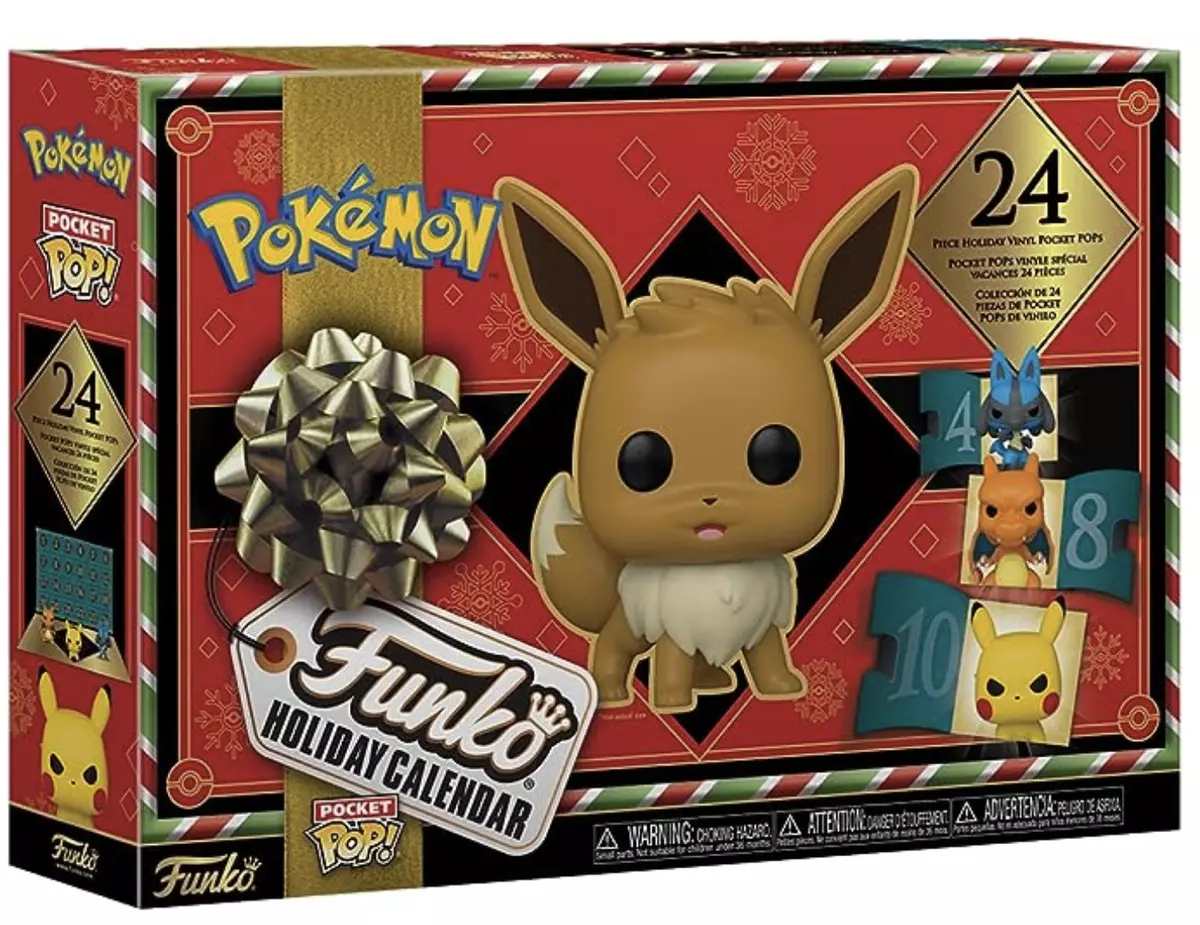 Funko Pop! Holiday Calendar - Pokemon, 24 Pocket Pop! Vinyl Figures New  With Box