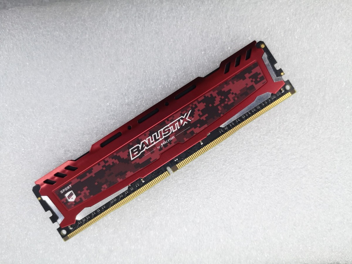 PCパーツ BALLISTIX by Micron DDR4 2400MHz 16GB Crucial Ballistix 16GB DDR4 2400 Desktop DIMM RAM by micron