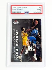 1999-00 Fleer Force #2 Kobe Bryant PSA 9 Los Angeles Lakers HOF