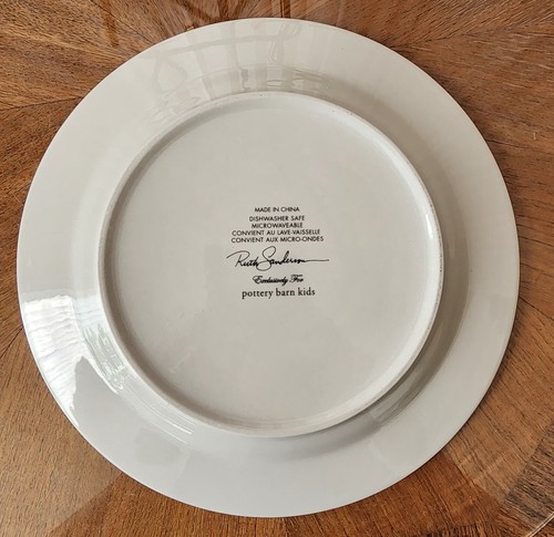 4 Pottery Barn TWAS NIGHT BEFORE CHRISTMAS Ruth Sanderson PORCELAIN Salad Plates - Picture 7 of 11