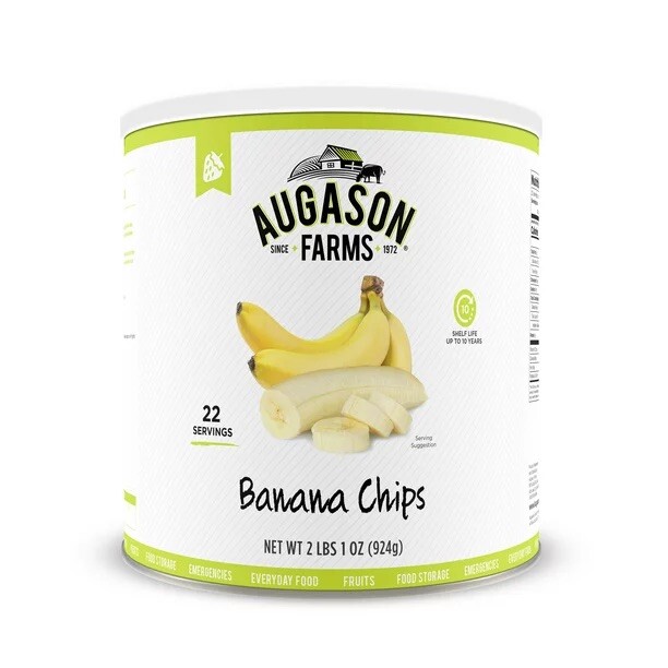 Augason Farms BANANA Chips CampingEmergency Survival Food Long Term