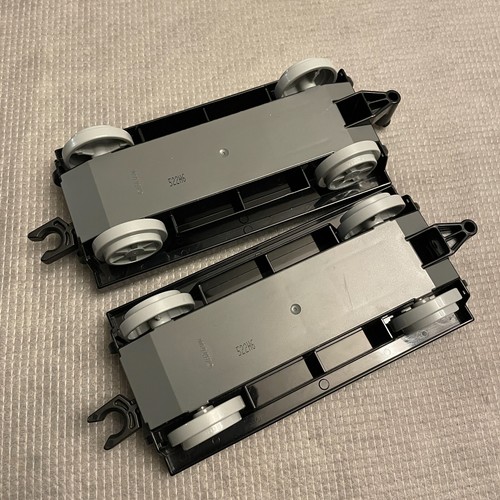 LEGO DUPLO Gray Train Track Lot of 16 Pieces Curved Loading Dock 2 Trailers - Picture 7 of 7