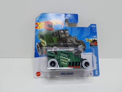 Hot Wheels Pixel Shaker 2021 Treasure Hunt Short Card OVP Modellauto