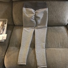 Women's Ruched Butt Lifting High Waist Yoga Pants Tummy Control Stretch Gray