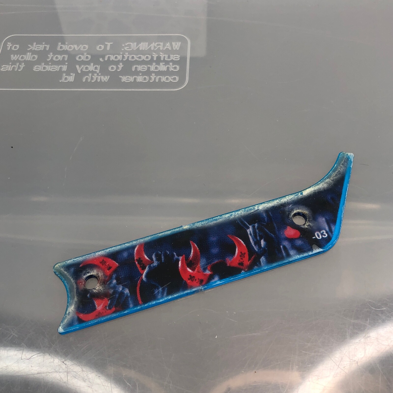 AC/DC Pro LE NOS Laneguide Plastic Replacement Pinball Parts