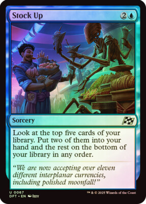 MTG FOIL Stock Up  - Aetherdrift #067