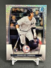 2023 Bowman Chrome Baseball Mega Box Oswaldo Cabrera Rookie RC #32 Yankees