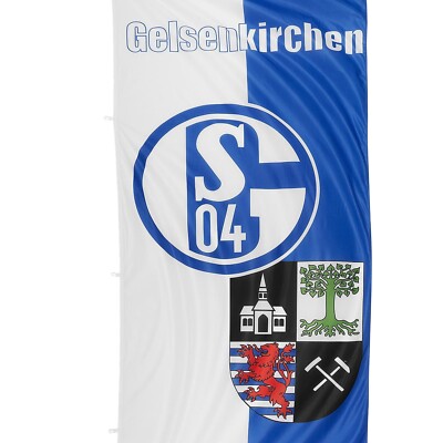 FahnenMax Bandiera/Bandiera Felicità su. Gelsenkirchen NEU 90 x 150 cm