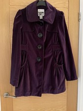 Kensie Girl Ladies Aubergine Brushed Velvet Suit Jacket Maroon Size L 36” Chest