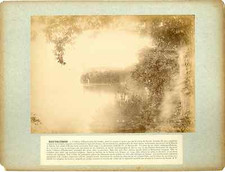 France, Hautecombe, l'abbaye  vintage albumen print. Tirage albuminé  1
