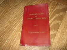 Uniform Code of Operating 1950 Employing Railroad book