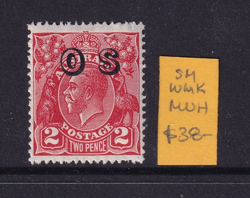 KGVS: 2d RED SM WMK OV/PR OS MUH,