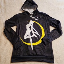Sailor Moon Junior's Size Small Sailormoon Silhouette Retro Hoodie Unbranded