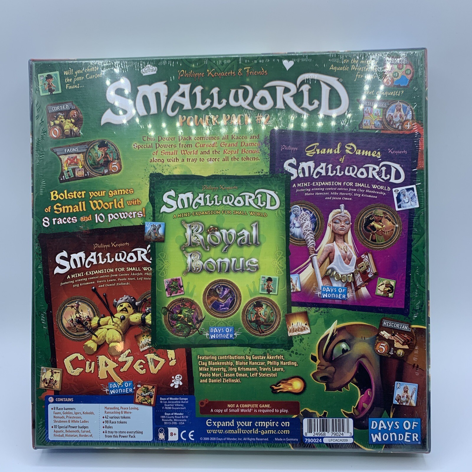 Power Pack #2 Small World Board Game  NIB