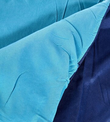 Amazon Basics Wende-Mikrofaser-Bettdecke, marineblau/blau, 200 x 200 cm