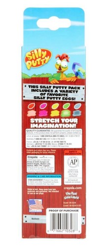 Crayola Silly Masilla Fiesta Cumpleaños Pack, Colores Surtidos, 5 Unidades - Imagen 2 de 2