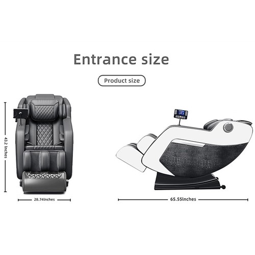 Massage Chair Full Body Zero Gravity Recliner Hip Heating Foot Massage for Home - Picture 9 of 59