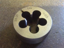 3/8"-20 X 1" HIGH SPEED STEEL ROUND ADJUSTABLE DIE