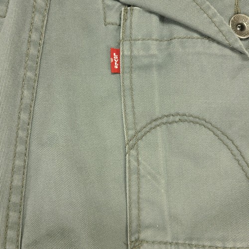 Levis Vintage Mens Cargo Shorts Size 34 Tag 37 Actual Waist 10.5 Inseam Gray M53 - Picture 9 of 14