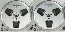 Set of 2 Reel 2 Reel Technics #1 #2 DJ 12" inch Slipmat 1200 Slip Mat x2