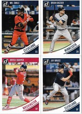 2018 Donruss Baseball VARIATION Blank Back MR.SMILE DOZIER HARPER  BRUCE LOT SSP