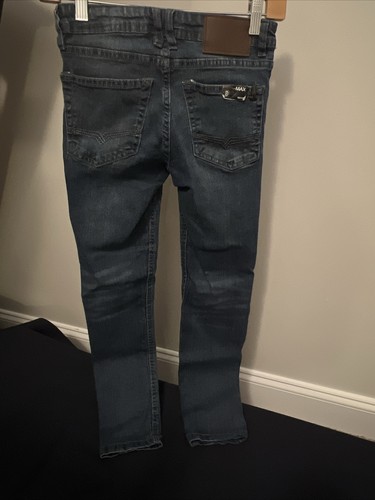 Boys Sz 10 Blue Jeans Max Skinny Fit Buffalo David Bitton Adjustable Waist NWOT - Picture 6 of 20