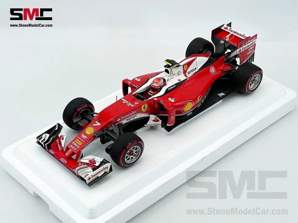 Ferrari F1 SF16-H 7 Kimi Raikkonen GP de China 2016 1:18 BBR BBR181617 Diecast Gift Foto 3 de 4