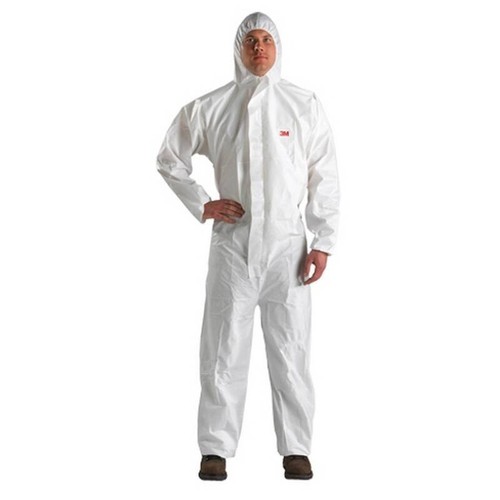 Disposable Coverall SMS Type 5/6 Protection Hooded Overall Suit Boilersuit Paint - Picture 3 of 11