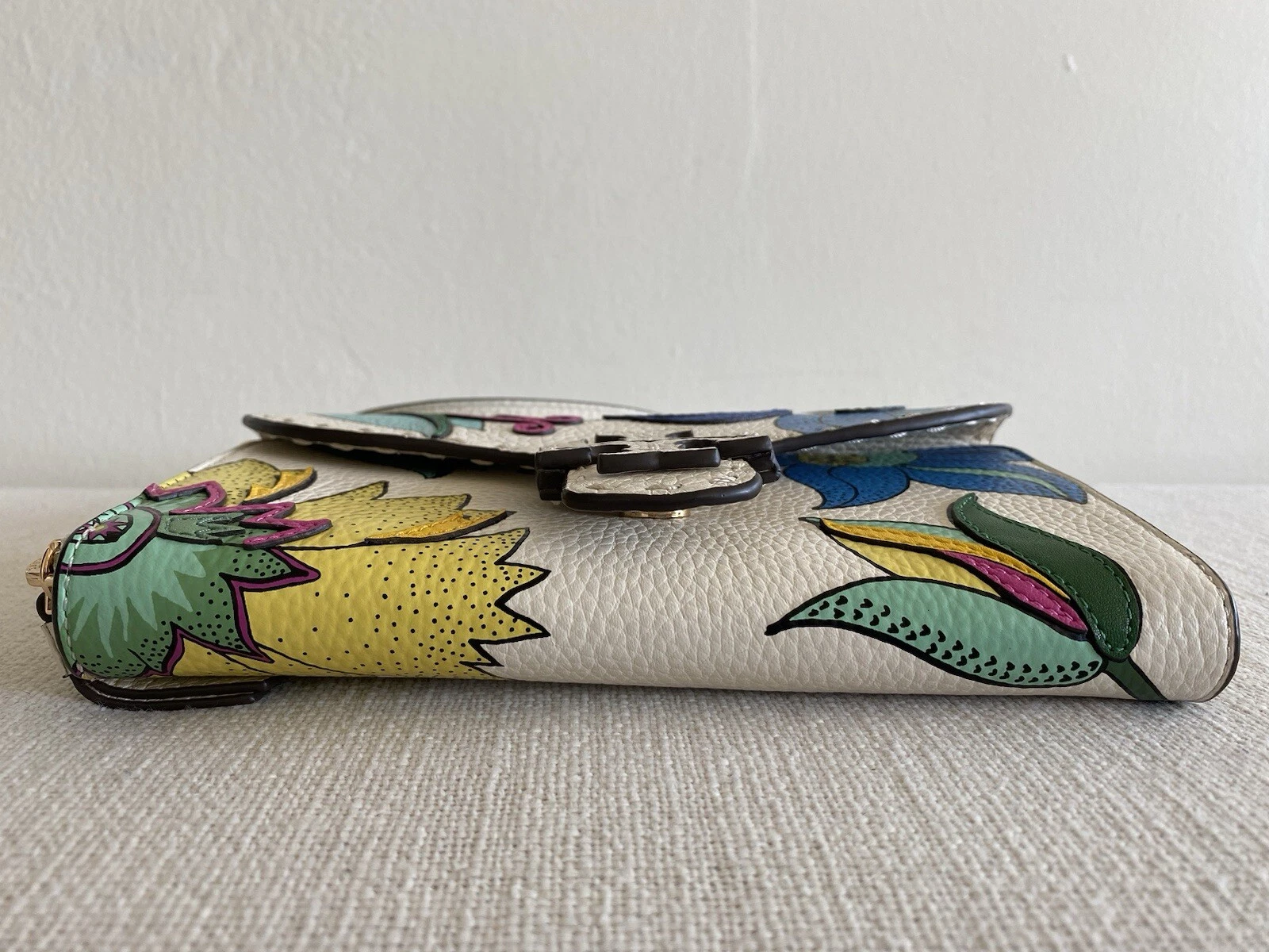 AUTENTICA BORSA A TRACOLLA TORY BURCH MC GRAW PORTAFOGLIO FLOREALE NUOVA CON ETICHETTE