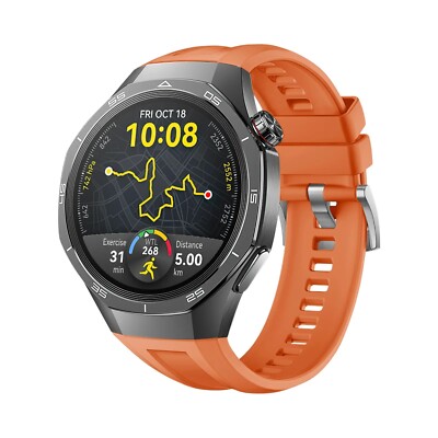 Official Silicone 22mm Smart Watch Strap For Huawei Watch GT 5 Pro 46mm