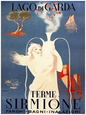 7716.Decoration Poster.Home Room wall interior design art.Sirmione.Lake Garda