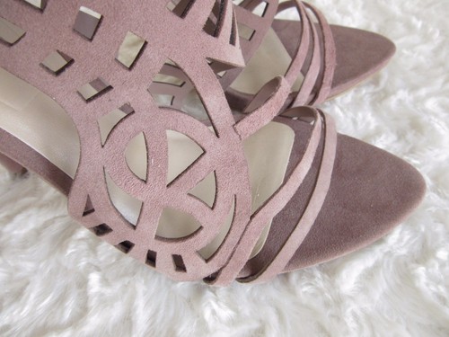 Zara Cuero Mujer Sandalias Tacón Alto Talla UK7 EUR40 US9 - Imagen 8 de 9