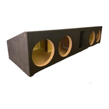 2019-2026 Chevy GMC Crew Cab Quad 8" Ported Box Subwoofer Enclosure- Black