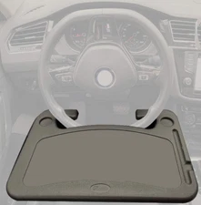 C Steering Wheel Desk Laptop Tray Eating Food Table Mount Work Stand Holder