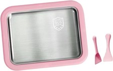 Rolled Ice Cream Maker Ice Cream Roll Maker Homemade Tray Yogurt W/ 2 Spatulas