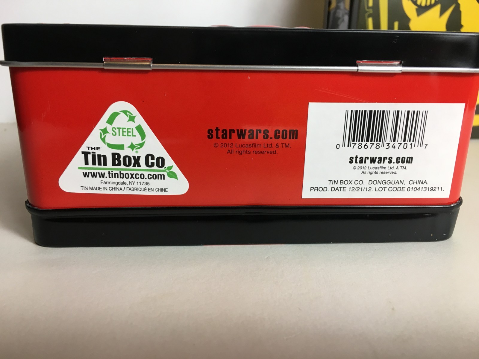 Star Wars C-3PO & Darth Maul Lunch Box lot Tin Box Co. Lucasfilm lunchbox