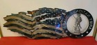 Knights Welding Army National Guard Tattered Flag Laser Cut Metal Wall Sign 32" — photo 5