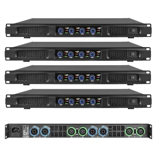 Digital Power Amplifier Stage Audio Speaker 5200W 2600W AMP 2/4 Channel 6000ABK - Picture 1 of 12
