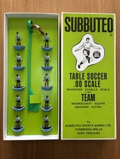 Subbuteo Heavyweight HW Team - Uruguay Ref 163 - Full Boxed Team - Black Players