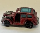 Hot Wheels 1970 Redline Red Cockney Cab Die cast Hong Kong !