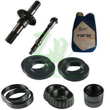 KIT COPPIA CONICA CUSCINETTI E PARAOLI OLIO SAE 140 MOTOZAPPA BRUMI SIMPLEX