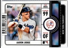 2026 Topps Series 1 Big Ticket Players Inserts - Complete Your Set