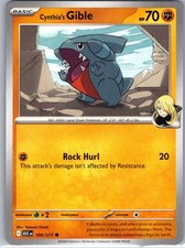 Cynthia's Gible 109/217 Common Ascended Heroes Pokemon Near Mint
