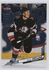 2025-26 Upper Deck Fleer Ultra Rising Stars Platinum /99 Noah Ostlund Rookie RC