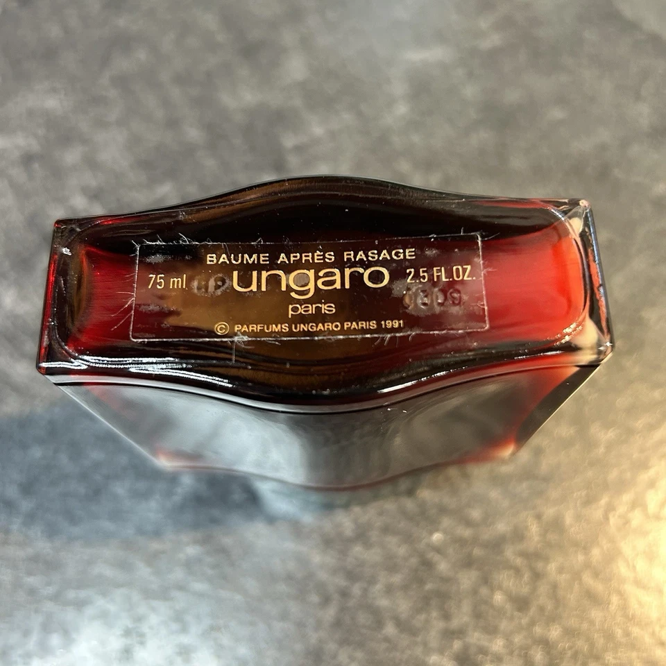 Bálsamo para después del afeitado Ungaro Pour L’Homme Baume Apres años 90 2,5 oz Splash Foto 3 de 3